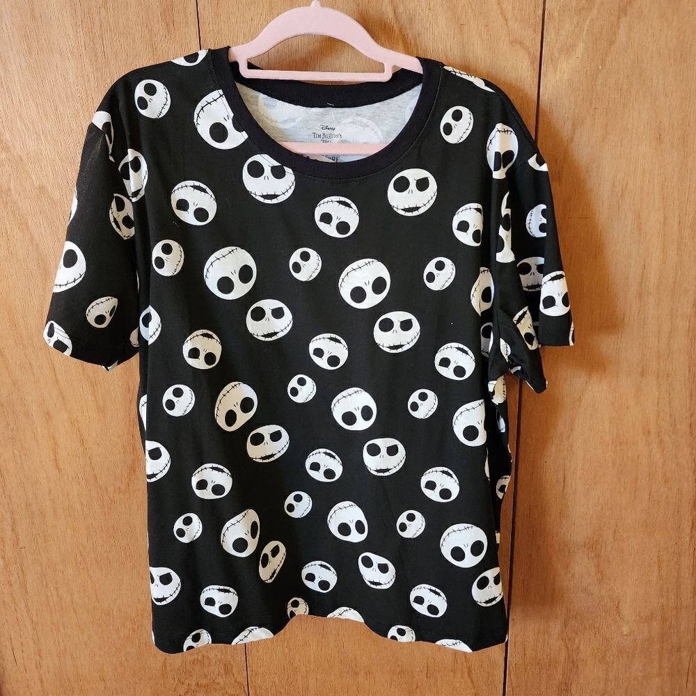 Disney's Nightmare Before Christmas Short Sleeve Jack Skellington NWT Tshirt